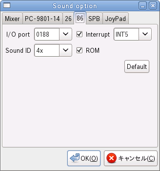 Sound Option - PC-9801-86